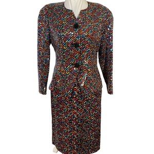 Vintage 80’s Two Pc Outfit. Size 8.